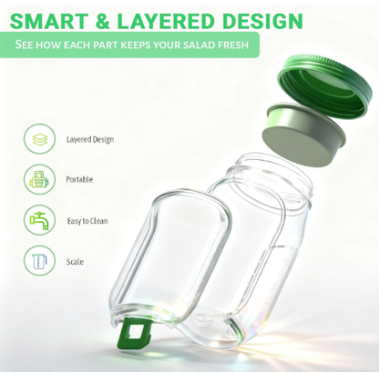 Kexra™ SnapSeal Salad Pod